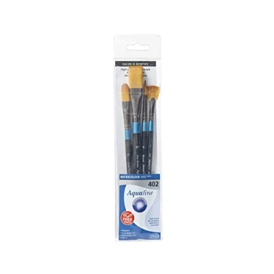 Imagen de Daler Rowney Aquafine Estuche Pinceles Mango Corto 402