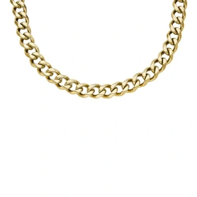 Imagen de Fossil Collar goldcoloured, Hombre, Talla: One Size, Gold coloured