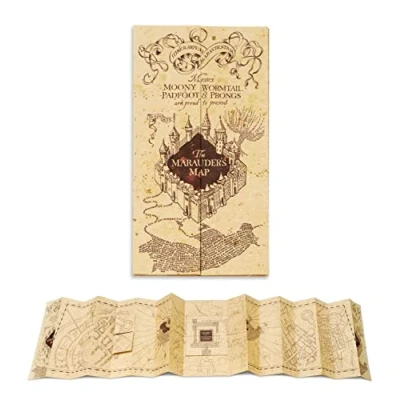 Imagen de Grupo Erik mapa del merodeador Harry Potter Réplica Escala 1:1 regalos merchandising Producto con licencia oficial