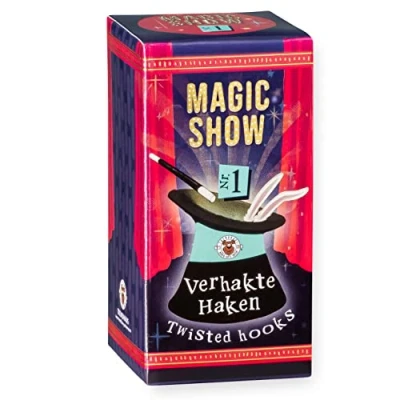 Imagen de TRENDHAUS 957894 Magic Show nº 1 [Ganchos enganchados], Trucos de Magia sorprendentes para niños a Partir 6 años, Incluye Videos en línea, Multicolor, Trick nr.1