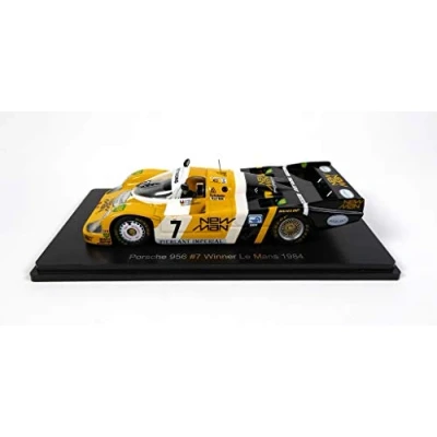 Imagen de OPO 10 Coche 1/43 Compatible con Porsche 956#7 Ganador Le Mans 1984 Ludwig Pescarolo Spark for Hachette Japón 03