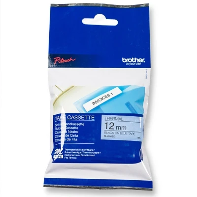 Imagen de P Touch 55 Brother M K531BZ cinta negro sobre azul 12 mm (original)