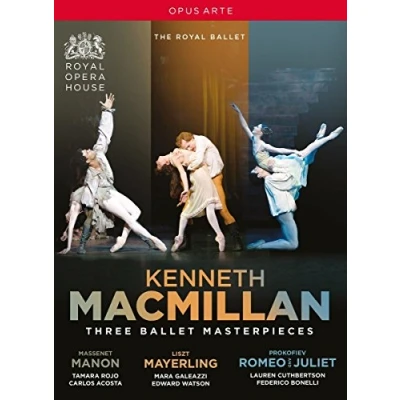 Imagen de Kenneth MacMillan Three Ballet Masterpieces [Tamara Rojo; Carlos Acosta; Edward Watson; Royal Opera House; Martin Yates; Barry Wordsworth] [Opus Arte: OA1246BD] [3 DVDs] [Italia]