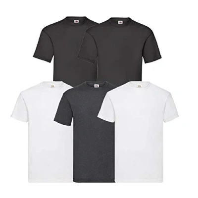 Imagen de Fruit of the Loom Camiseta para hombre, paquete de 5 unidades, M