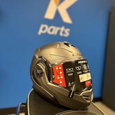 Imagen de LS2, Casco modular moto ADVANT X solid mat titanium, XXL