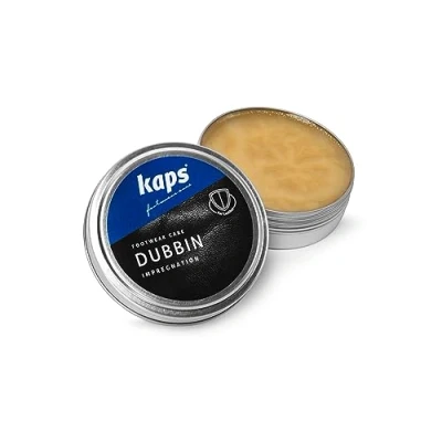 Imagen de Cera Impermeabilizadora de Calidad para Calzado, Dubbin Nutrición e Impermeabilización Cuero, Kaps Impermeabilizadora, (Transparente, 50ml)