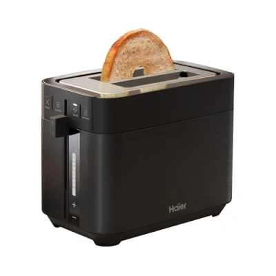 Imagen de Tostadora Haier I Master Series 5 HTO5A3 011, 1150 W, 2 Ranuras profundas, Palanca de Elevación, 21 Programas específicos, Negro