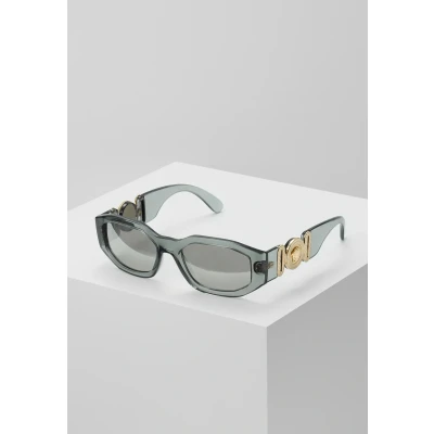 Imagen de Versace Biggie Unisex Gafas de sol, Talla: 53, Transparent grey