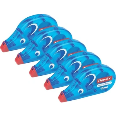 Imagen de Tipp Ex corrección Roller Pocket Mouse, 10 m x 4.2 mm 5 unidades