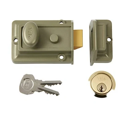 Imagen de Yale B 77 ENB PB 60 Cerrojo de Seguridad (Caja Bronce y níquel esmaltado, Cilindro latón Pulido) [Importado Reino Unido]