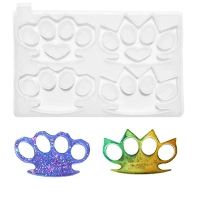 Imagen de Daimay Molde, resina, llavero, reutilizable, resina epoxi, molde de silicona, para manualidades, regalo hecho a mano