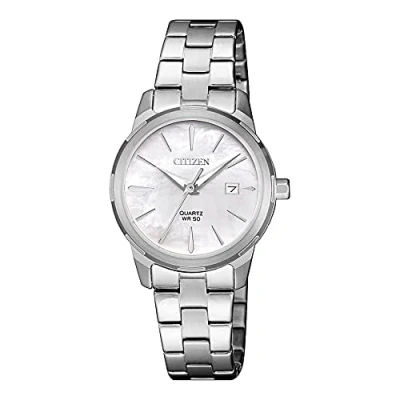 Imagen de Citizen Reloj Analógico para Mujer de Cuarzo con Correa en Acero Inoxidable EU6070 51D