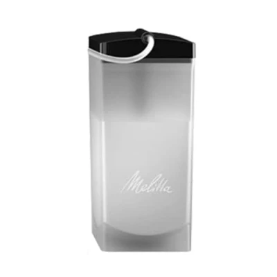 Imagen de Melitta Depósito de leche para cafeteras automáticas CI, color blanco transparente, 1 litro, completo
