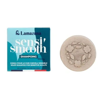Imagen de Shampoing solide pour Cuir chevelu sensible, Huile de chaulmoogra et poudre pivoine 70ml
