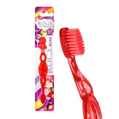 Imagen de R.O.C.S. KIDS Extra Soft Bardzo miękka szczoteczka dla dzieci 3 7 lat 1szt