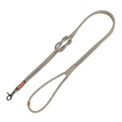 Imagen de TRIXIE Correa de Piel para Perros BE Nordic XS L, 1,20 m diámetro 8 mm en Gris con Encanto nórdico Muy pequeños y Grandes 17460