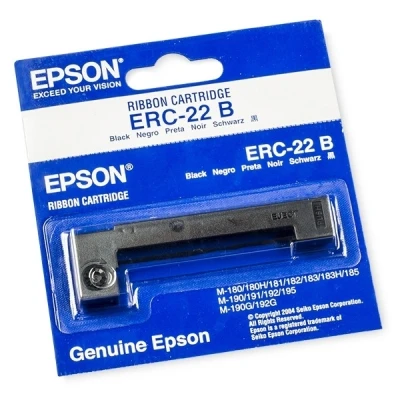 Imagen de M 180 Cinta de tinta Epson ERC22B negra XL (original)