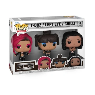 Imagen de Funko Pop! Rocks: TLC Lisa Left Eye Lopes Scrubs 3PK Figura de Vinilo Coleccionable Idea Regalo Mercancia Oficial Juguetes para Niños y Adultos Music Fans