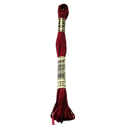 Imagen de DMC Hilo Mouliné®100% algodón Apto para todas las técnicas y todos los soportes, ideal punto de cruz Ovillos 8 m 6 hebras, disponible en 500 colores
