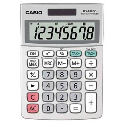Imagen de Casio MS 88ECO Calculadora financiera, gris
