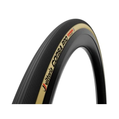 Imagen de Vittoria Neumático Vit Cor Pro 700x28c TLR Negro/Bronceado Piezas de Bicicleta, Unisex, marrón, Talla única