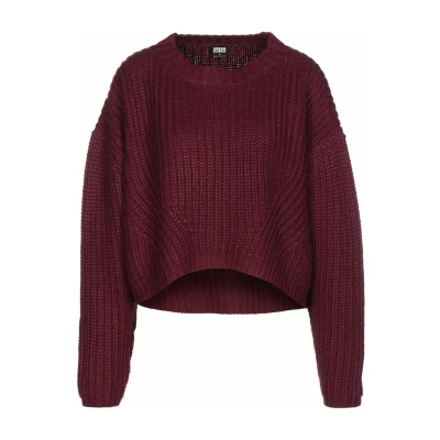 Imagen de Urban Classics WIDE Oversize Jersey de punto, Mujer, Talla: Medium, Cherry
