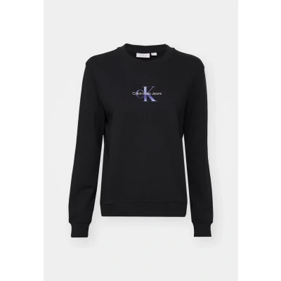 Imagen de Calvin Klein Jeans Gradient Monologo Crewneck Sudadera, Mujer, Talla: Small, Black