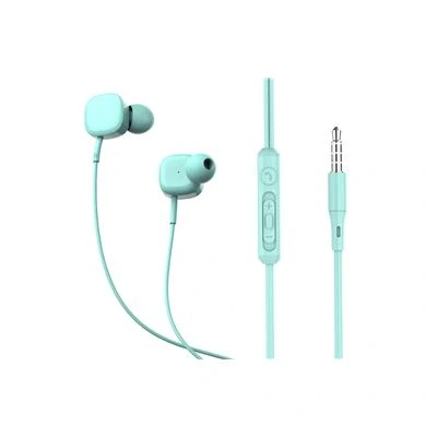 Imagen de TELLUR Basic Sigma Auriculares intraurales con Cable, micrófono Integrado, Conector de 3,5 mm, Ligero, Llamadas Manos Libres y música (Azul)
