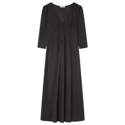 Imagen de SPRINGFILED, Mujer, Vestido Midi Crochet Negro, Black, L