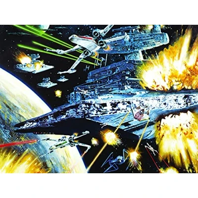 Imagen de Prime 3D RD RS263107 Does Not Apply Puzzle lenticular Star Wars Destructor Estelar 500 Piezas, Multicolor, único