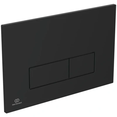 Imagen de Ideal Standard R0121A6 Placa de Descarga Inodoro, Negro, Oleas M2 Mechanical Toilet Flush Plate, Black