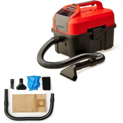 Imagen de Einhell Aspirador inalámbrico TE VC 18/10 Li Solo Power X Change (18 V, iones de litio, 10 L, incl. manguera 2 m, boquilla hendidura + tapicería/universal, sin batería ni cargador)