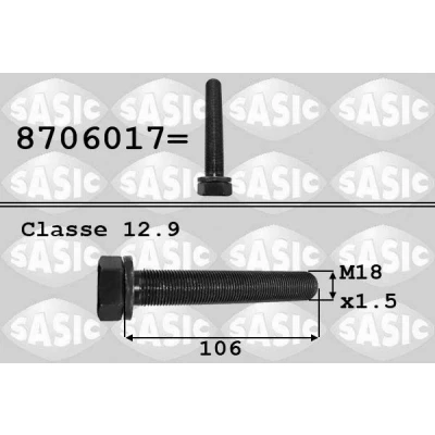 Imagen de SASIC 8706017 Tornillo de polea VOLKSWAGEN: Transporter 4 Bus, LT 28 46 2 Kasten, 4, AUDI: A4 B5 Berlina