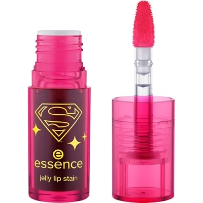 Imagen de Essence Cosmetics Tinte labial Superman jelly, de larga duración, secado rápido, resultado inmediato, en gel, 4 g