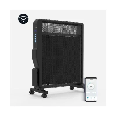 Imagen de UNIVERSALBLUE Radiador Mica con WIFI Negro Calefactor Bajo Consumo 2000W Calor Protección Sobrecalentamiento