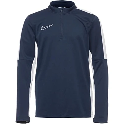 Imagen de Nike Performance DF Drill Unisex Camiseta de manga larga para niños, Talla: 116 128, Obsidian/white