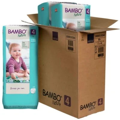 Imagen de Bambo Nature Pañales Talla 4 7 a 14kg (3x48un)
