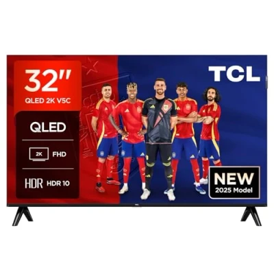 Imagen de TCL 32V5C Smart QLED Full HD de 32&quot; Direct LED TV con Android y HDR Compatible Google Cast Home, diseño Delgado