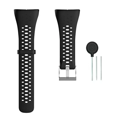 Imagen de WEINISITE Ajustables Repuesto Pulseras para Polar M400/Polar M430（Negro）