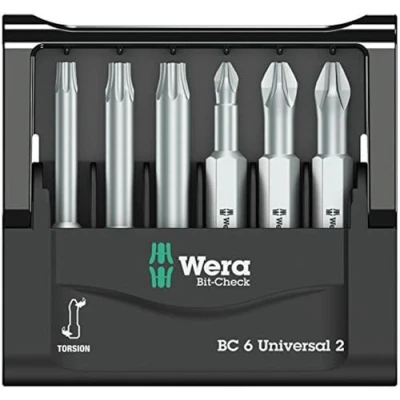 Imagen de WERA 05073638001 Bit Check 6 Universal 2 SB Estuches de puntas