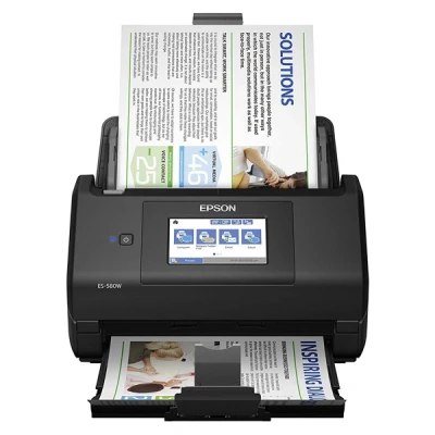 Imagen de Escáner Epson WorkForce ES 580W, Inalámbrica, 600 x DPI, 35 ppm, 30 bits, ReadyScan LED, Negro