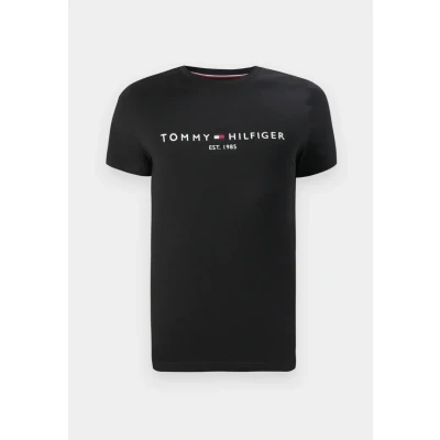 Imagen de Tommy Hilfiger LOGO TEE Camiseta estampada, Hombre, Talla: Small, Black
