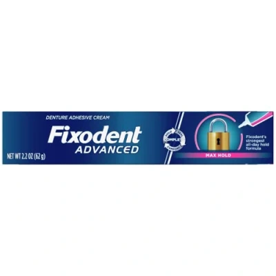 Imagen de Fixodent Advanced Max Hold Adhesivo para prótesis (62 g)