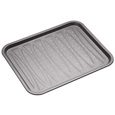 Imagen de MasterClass Bandeja Crisper, Crisper con revestimiento antiadherente, de horno orificios aireación, sin PFOA, PTFE ni BPA, 39 x 31,5 cm, 20 años garantía, 1 unidad