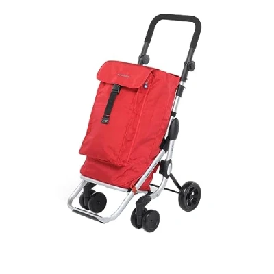 Imagen de Foppapedretti Go Up Red 209 9702000300 Carrito de la Compra, Color Rojo, Compuesto, 110X40X48 cm