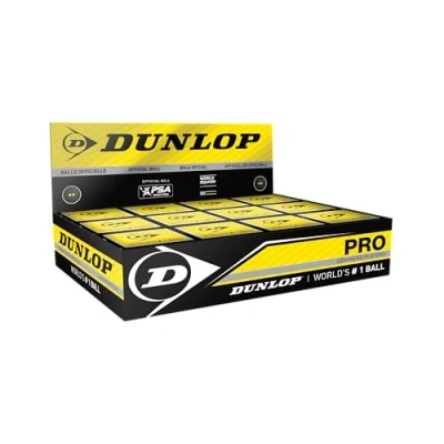 Imagen de Dunlop Pro 12X1Bbx Squash, Unisex, 12 Bolas