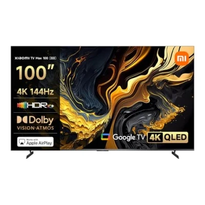Imagen de TV QLED 100&quot; Xiaomi Max 100, 4K, Smart con Google, 120 240Hz, Dolby Vision Atmos, Gris oscuro
