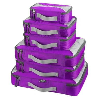 Imagen de G4Free 3pcs / 6pcs 7pcs Packing Cubes de Embalaje Organizador Maletas Equipaje Valor Establecido para Viajes