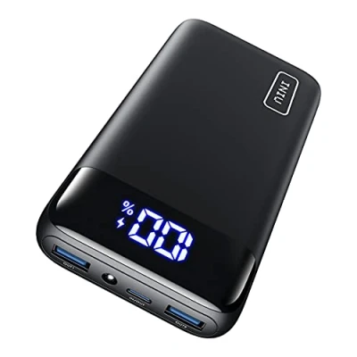 Imagen de INIU Banco de Energía Batería Externa 20 W, PD3.0, QC4.0, Carga Rápida, 20.000 mAh, Pantalla LED, 3 Salidas USB C, para iPhone 12 y 11, Airpords, Samsung S20, Huawei, Xiaomi, Oppo, iPad, Tablet Más
