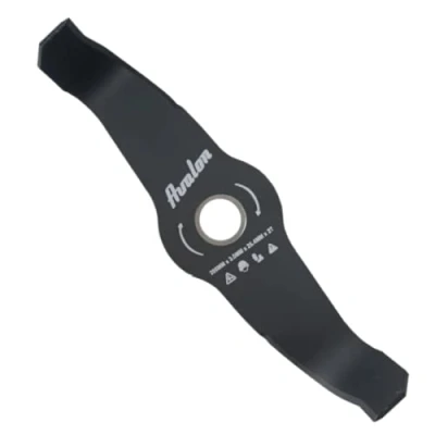 Imagen de Avalon Disco de 2 Puntas Curvado para Desbrozadora, Cuchilla Cortar Zarza o Vegetación más Densa, Acero 3 mm